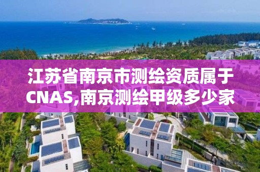 江苏省南京市测绘资质属于CNAS,南京测绘甲级多少家