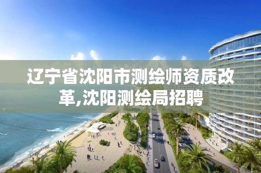 辽宁省沈阳市测绘师资质改革,沈阳测绘局招聘