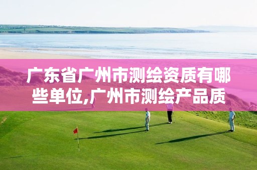 广东省广州市测绘资质有哪些单位,广州市测绘产品质量检验中心