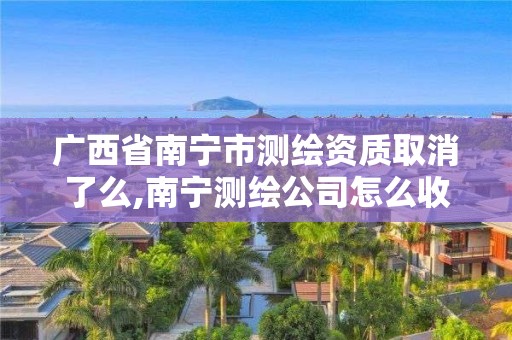 广西省南宁市测绘资质取消了么,南宁测绘公司怎么收费标准