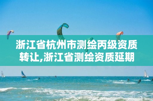 浙江省杭州市测绘丙级资质转让,浙江省测绘资质延期公告