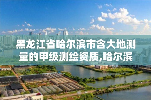 黑龙江省哈尔滨市含大地测量的甲级测绘资质,哈尔滨测绘地理信息局招聘公告。