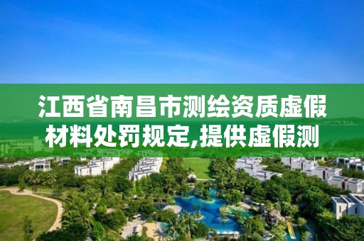 江西省南昌市测绘资质虚假材料处罚规定,提供虚假测绘报告成立诈骗共犯吗。