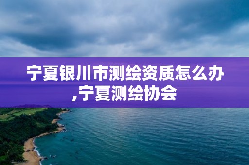 宁夏银川市测绘资质怎么办,宁夏测绘协会