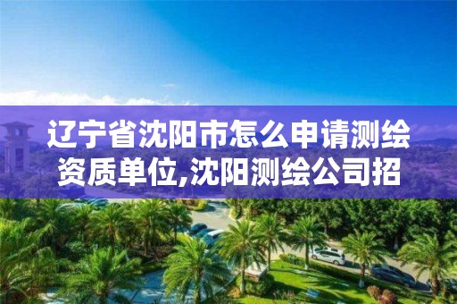 辽宁省沈阳市怎么申请测绘资质单位,沈阳测绘公司招聘信息最新招聘