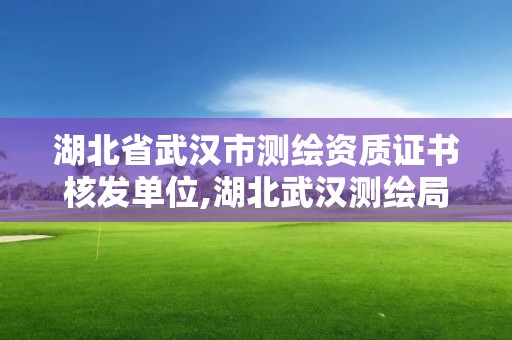 湖北省武汉市测绘资质证书核发单位,湖北武汉测绘局。