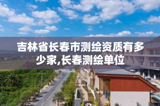 吉林省长春市测绘资质有多少家,长春测绘单位