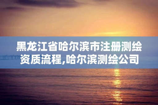 黑龙江省哈尔滨市注册测绘资质流程,哈尔滨测绘公司有哪些