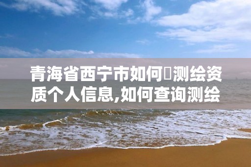 青海省西宁市如何査测绘资质个人信息,如何查询测绘资质信息