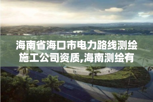 海南省海口市电力路线测绘施工公司资质,海南测绘有限公司