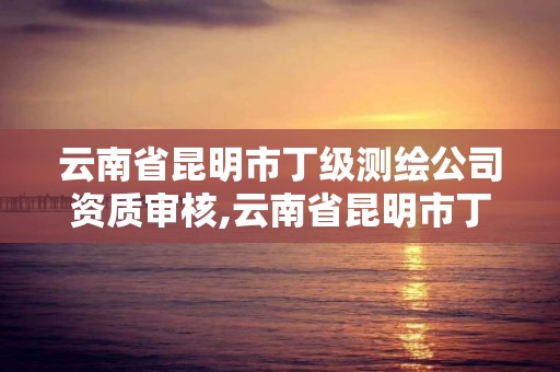 云南省昆明市丁级测绘公司资质审核,云南省昆明市丁级测绘公司资质审核中心