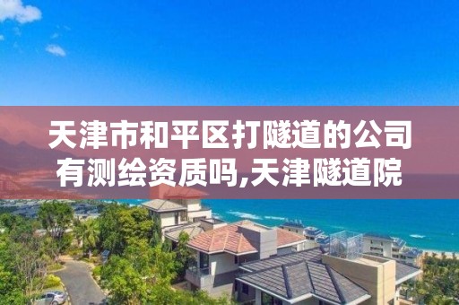 天津市和平区打隧道的公司有测绘资质吗,天津隧道院。