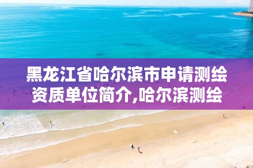 黑龙江省哈尔滨市申请测绘资质单位简介,哈尔滨测绘公司有哪些