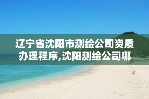 辽宁省沈阳市测绘公司资质办理程序,沈阳测绘公司哪家强哪家好