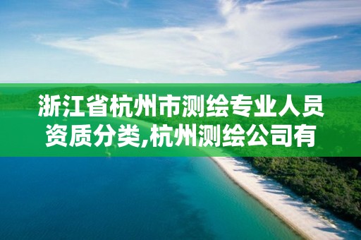 浙江省杭州市测绘专业人员资质分类,杭州测绘公司有哪几家