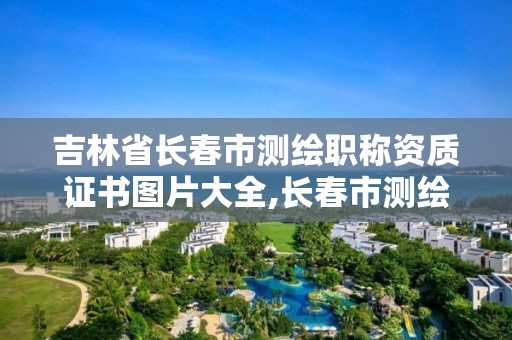 吉林省长春市测绘职称资质证书图片大全,长春市测绘院属于什么单位。