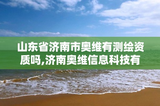 山东省济南市奥维有测绘资质吗,济南奥维信息科技有限公司怎么样