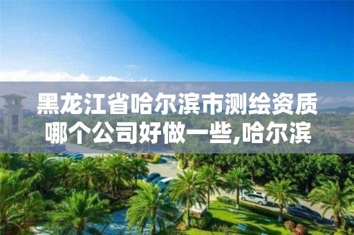 黑龙江省哈尔滨市测绘资质哪个公司好做一些,哈尔滨测绘公司有哪些。