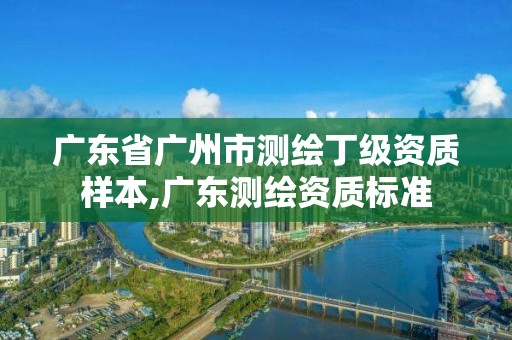 广东省广州市测绘丁级资质样本,广东测绘资质标准