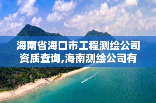 海南省海口市工程测绘公司资质查询,海南测绘公司有多少家