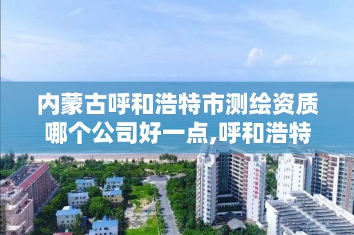 内蒙古呼和浩特市测绘资质哪个公司好一点,呼和浩特测绘院