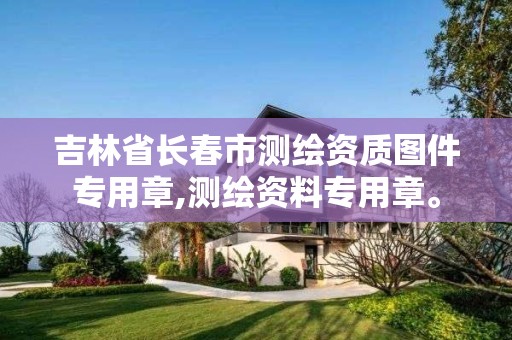 吉林省长春市测绘资质图件专用章,测绘资料专用章。