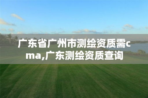 广东省广州市测绘资质需cma,广东测绘资质查询