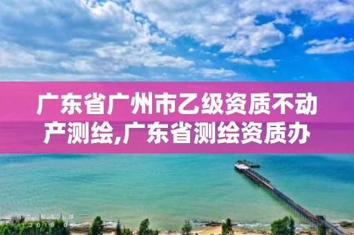 广东省广州市乙级资质不动产测绘,广东省测绘资质办理流程。