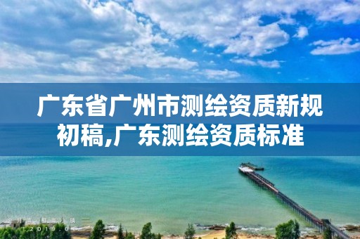 广东省广州市测绘资质新规初稿,广东测绘资质标准