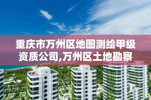 重庆市万州区地图测绘甲级资质公司,万州区土地勘察测绘队