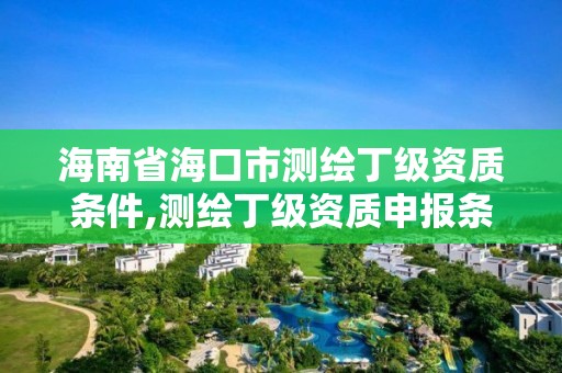 海南省海口市测绘丁级资质条件,测绘丁级资质申报条件