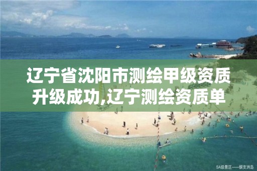 辽宁省沈阳市测绘甲级资质升级成功,辽宁测绘资质单位