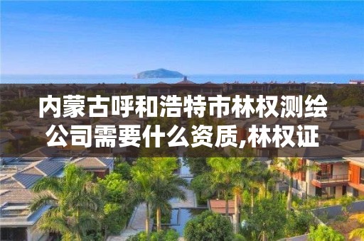 内蒙古呼和浩特市林权测绘公司需要什么资质,林权证测绘。