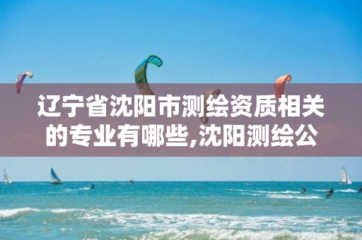 辽宁省沈阳市测绘资质相关的专业有哪些,沈阳测绘公司哪家强哪家好。