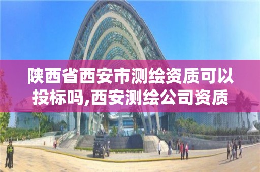 陕西省西安市测绘资质可以投标吗,西安测绘公司资质