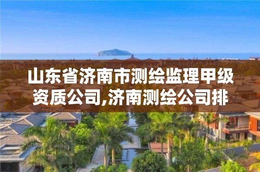 山东省济南市测绘监理甲级资质公司,济南测绘公司排名