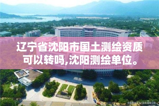 辽宁省沈阳市国土测绘资质可以转吗,沈阳测绘单位。