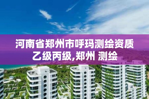 河南省郑州市呼玛测绘资质乙级丙级,郑州 测绘