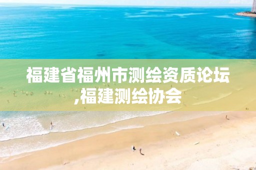 福建省福州市测绘资质论坛,福建测绘协会