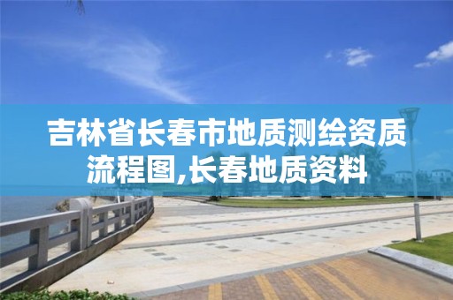 吉林省长春市地质测绘资质流程图,长春地质资料