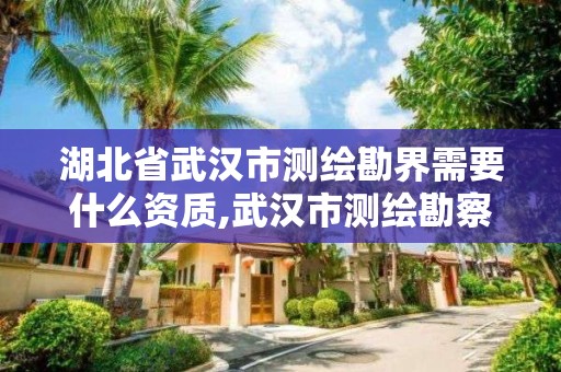 湖北省武汉市测绘勘界需要什么资质,武汉市测绘勘察设计甲级资质公司