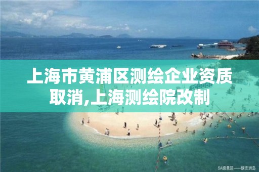 上海市黄浦区测绘企业资质取消,上海测绘院改制