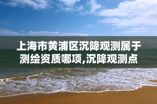 上海市黄浦区沉降观测属于测绘资质哪项,沉降观测点收费标准