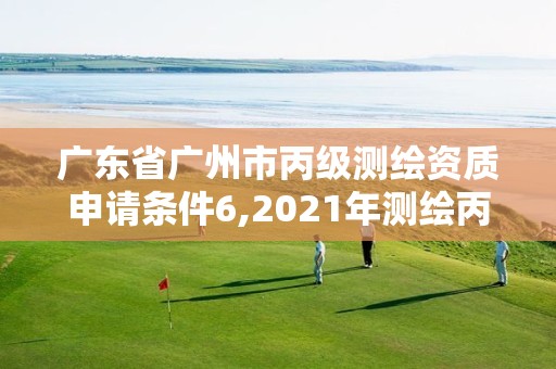 广东省广州市丙级测绘资质申请条件6,2021年测绘丙级资质申报条件