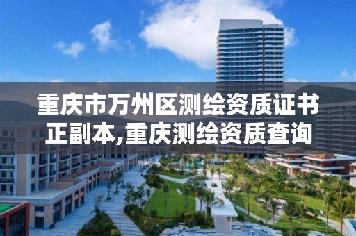 重庆市万州区测绘资质证书正副本,重庆测绘资质查询。