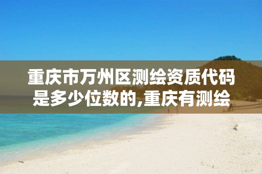 重庆市万州区测绘资质代码是多少位数的,重庆有测绘资质测绘公司大全。