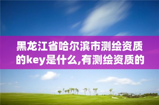 黑龙江省哈尔滨市测绘资质的key是什么,有测绘资质的单位在哪查询