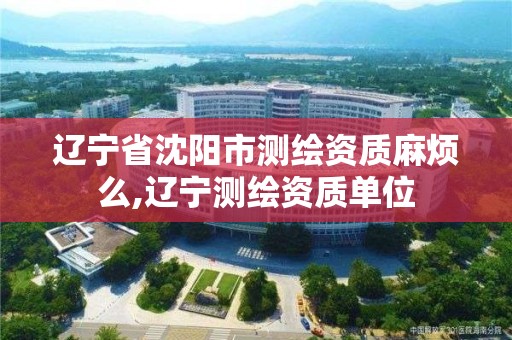 辽宁省沈阳市测绘资质麻烦么,辽宁测绘资质单位