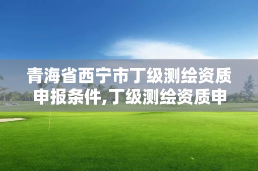 青海省西宁市丁级测绘资质申报条件,丁级测绘资质申请条件。