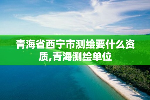 青海省西宁市测绘要什么资质,青海测绘单位